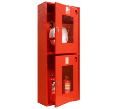 Шкаф пожарн ШПК 320 НОК 230 мм навесной открытый красный правый