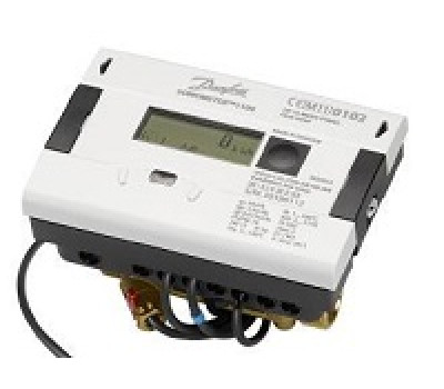 Теплосчетчик Sonometer 1100 ультразвуковой обрат комплект с паспортом 2,5м3/ч Ду20 резьба Danfoss 087G6103P