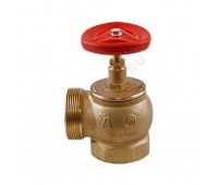 Клапан пожарный  латунь КПЛМ 50-1 Ду50 Ру16 ВР/НР угл 90гр (8) Апогей
