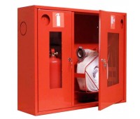 Шкаф пожарн ШПК 315 НОК 200 мм навесной открытый красный
