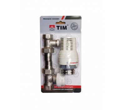 Комплект термостатический Ду20 прямой TIM RVKD208.03