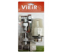 Комплект бок/подкл  Ду15 угл (клап+зап+терм.элем) VIEIR VR310