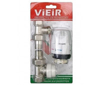 Комплект бок/подкл  Ду15 прям (клап+зап+терм.элем) VIEIR VR312