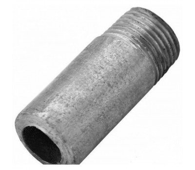 Резьба сталь удлиненн оцинк Ду15 L=50мм из труб по ГОСТ 3262-75 КАЗ