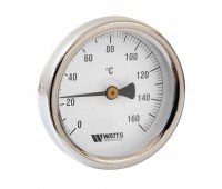 Термометр биметаллический Т63 с погружной гильзой Дк63 L=75мм кл.т.2,5 G1/2" 160C (50) Watts 10005810(03.01.061)
